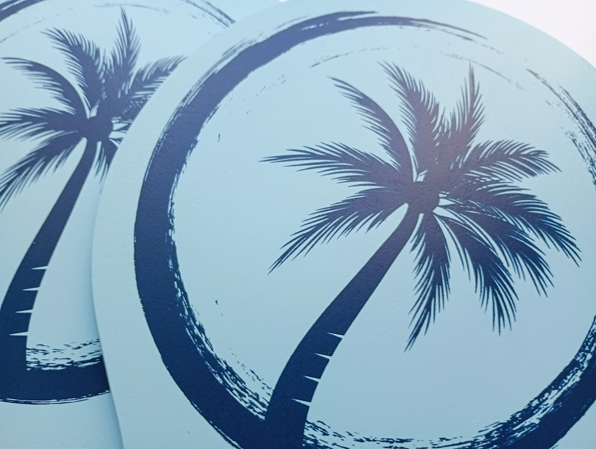 BATTET - PALM OCEAN BLUE (1 stk)